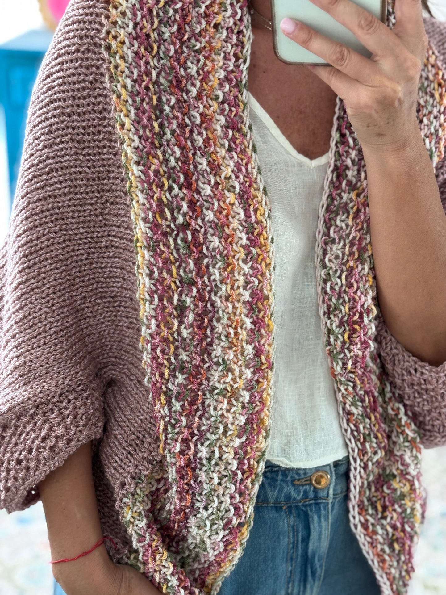 Cardigan Loreto Malva Tropical