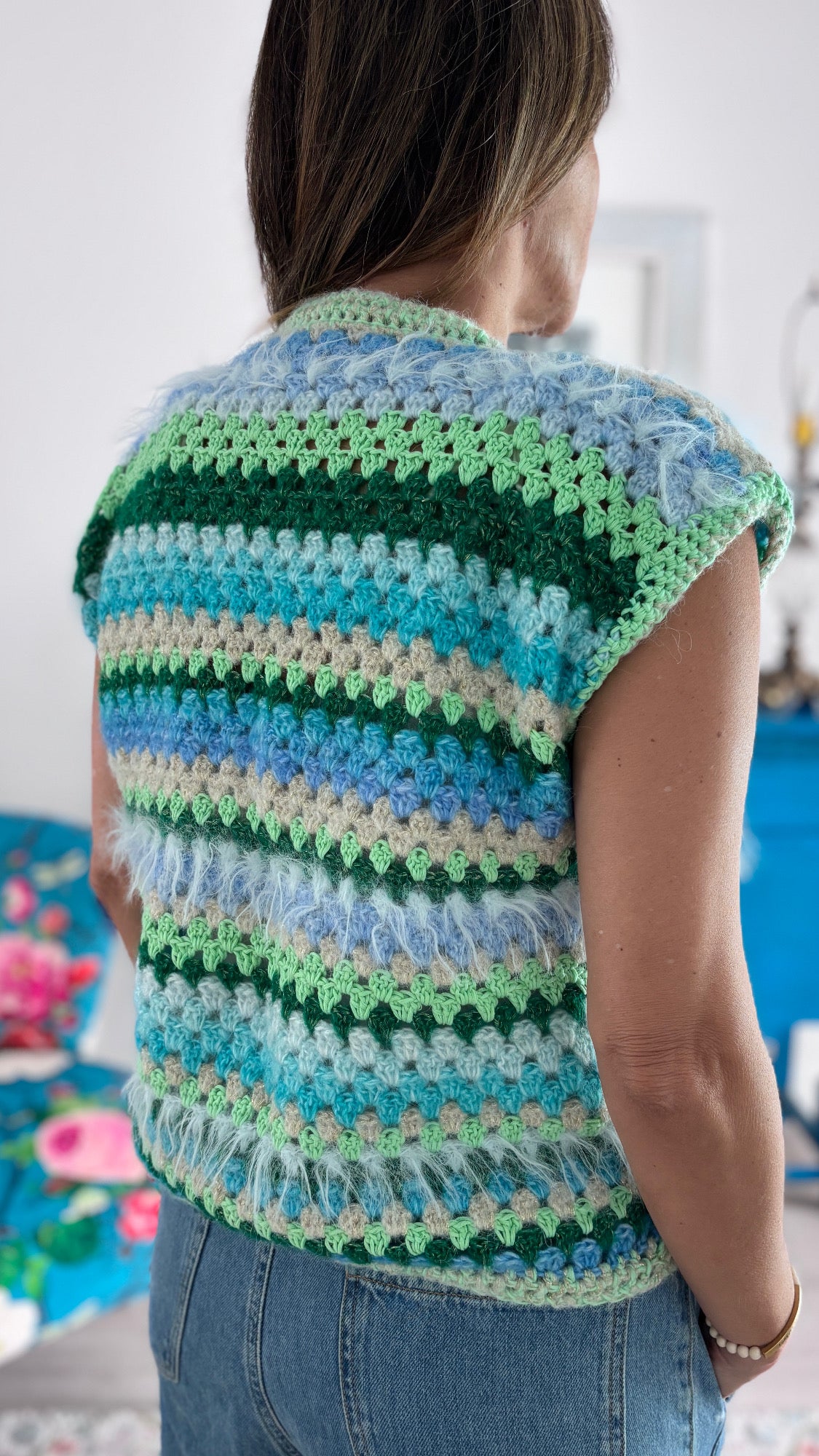 Bolero crochet único