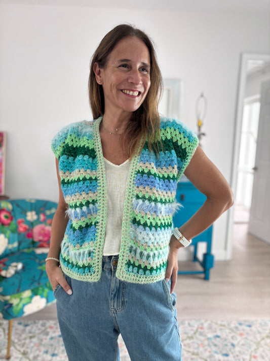 Bolero crochet único