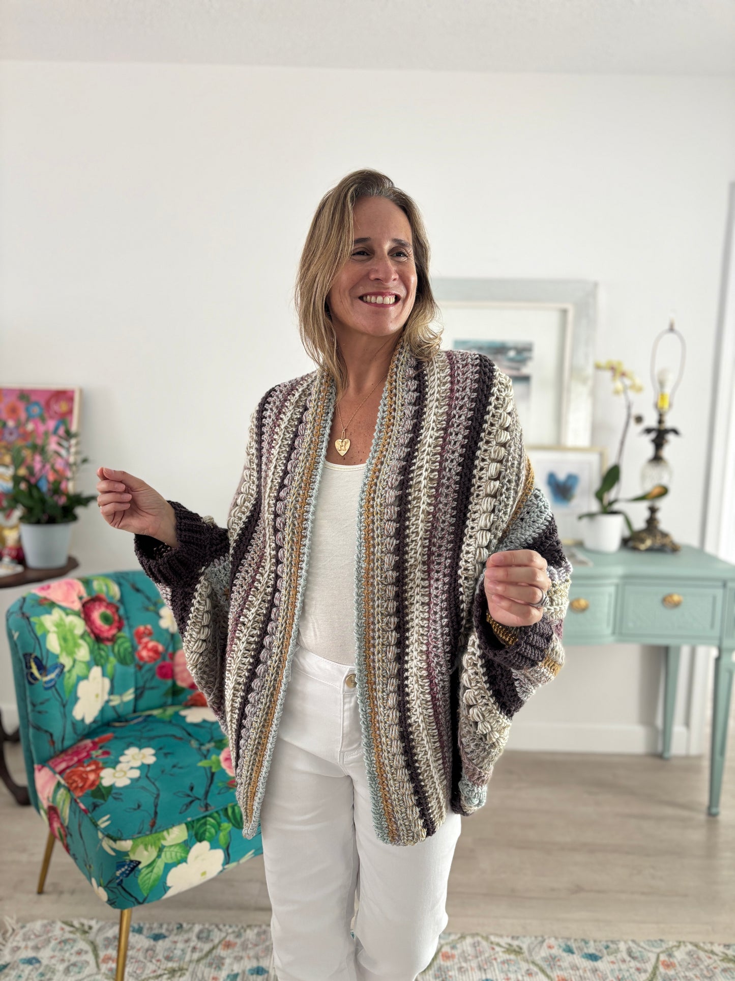 Cardigan Inés Toupe Multicolor