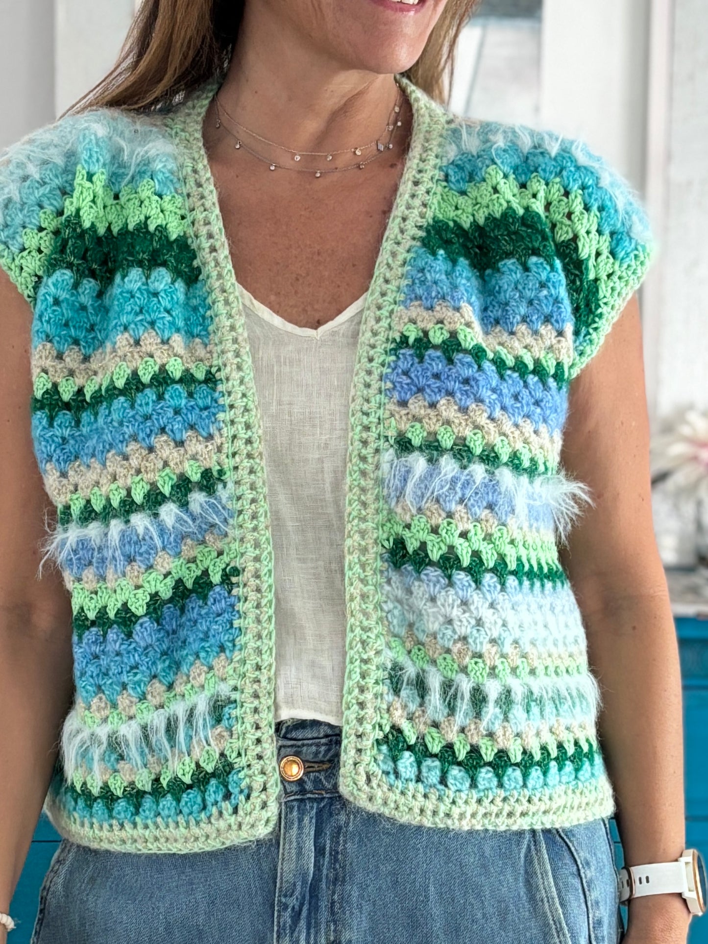 Bolero crochet único