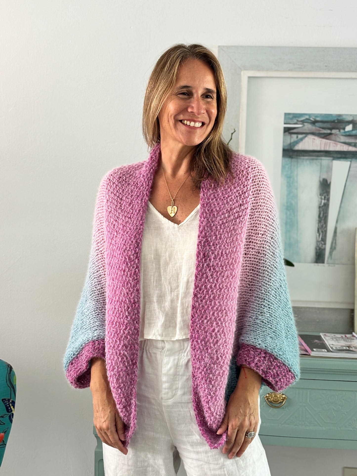 Cardigan Loreto Calipso Magenta