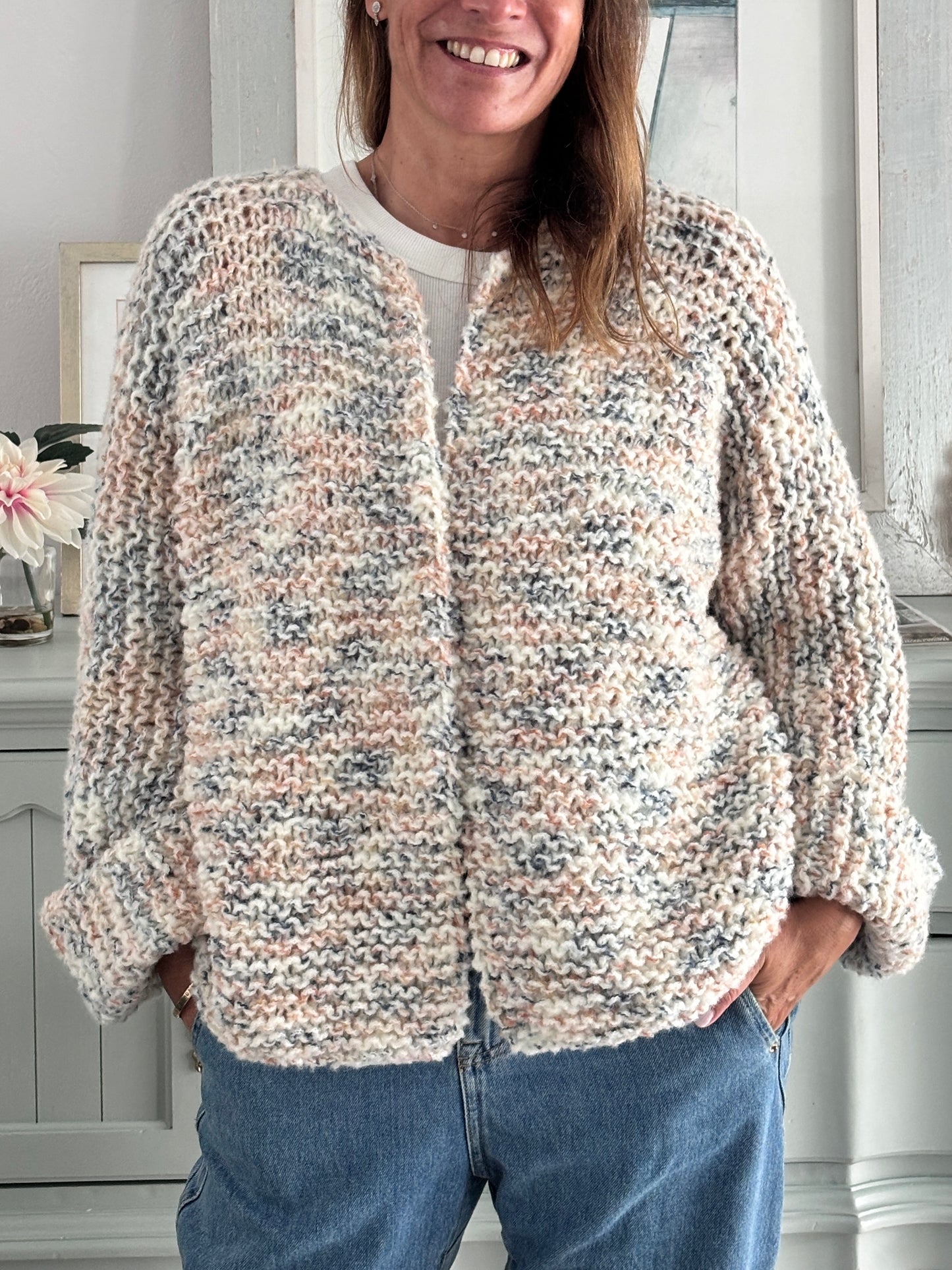 Cardigan Isabel jaspeado