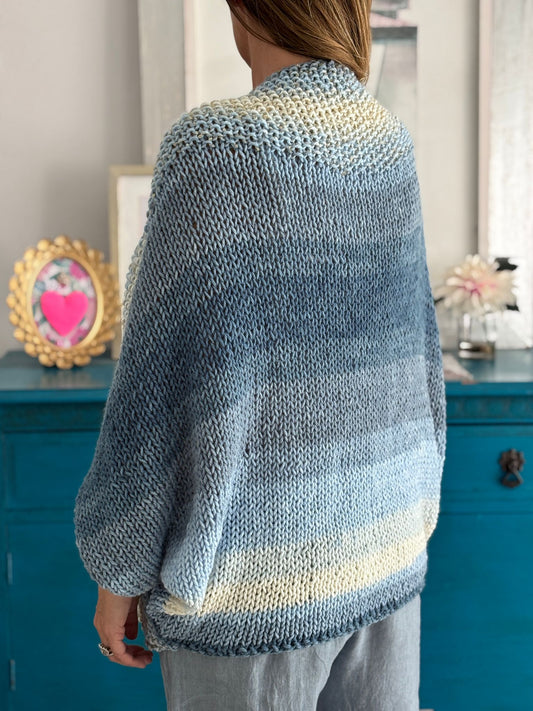 Cardigan Loreto Azul degrade