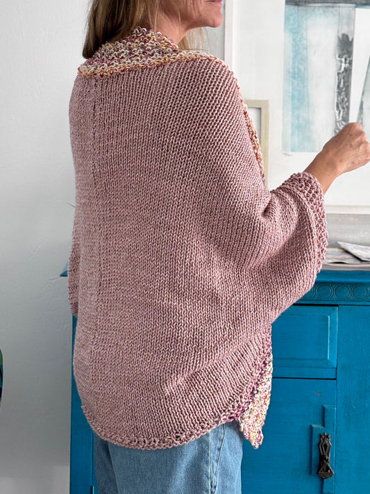 Cardigan Loreto Rosa Tropical