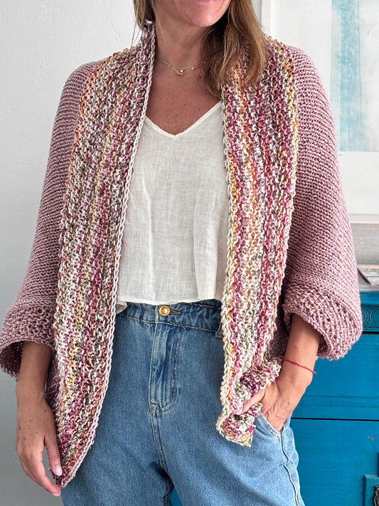 Cardigan Loreto Rosa Tropical