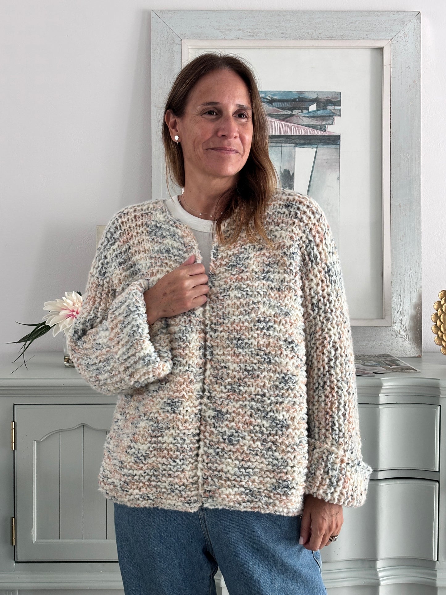 Cardigan Isabel jaspeado