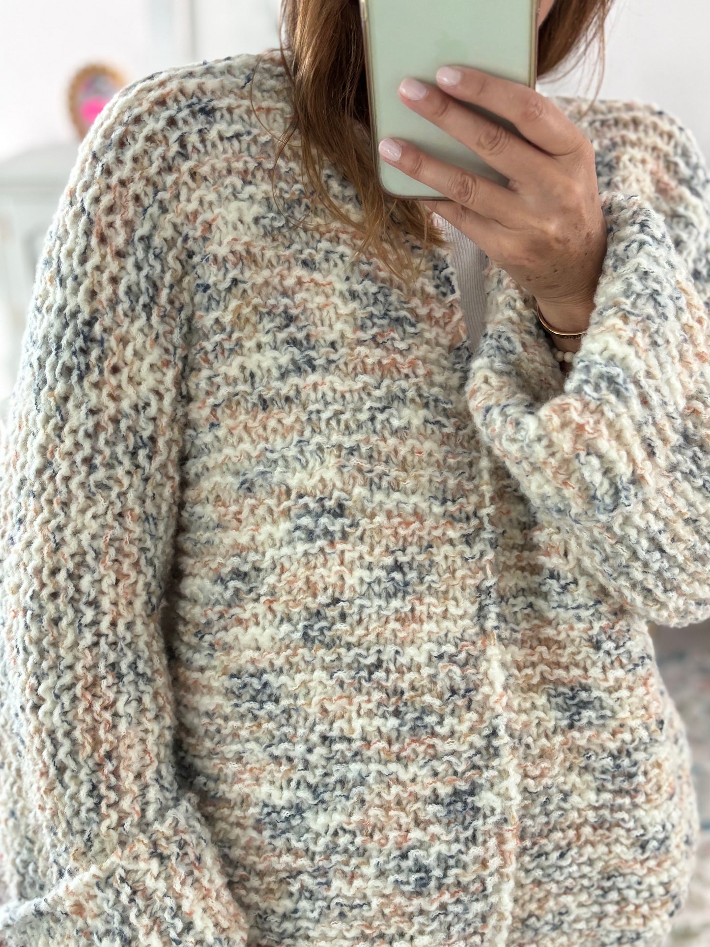 Cardigan Isabel jaspeado