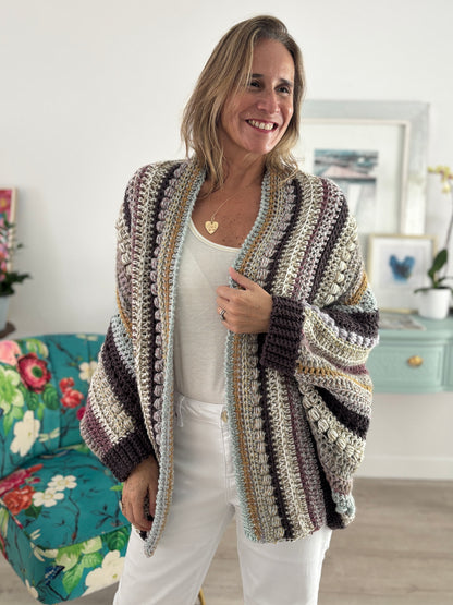 Cardigan Inés Toupe Multicolor