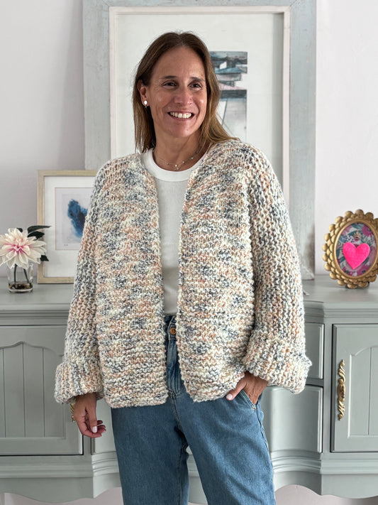 Cardigan Isabel jaspeado