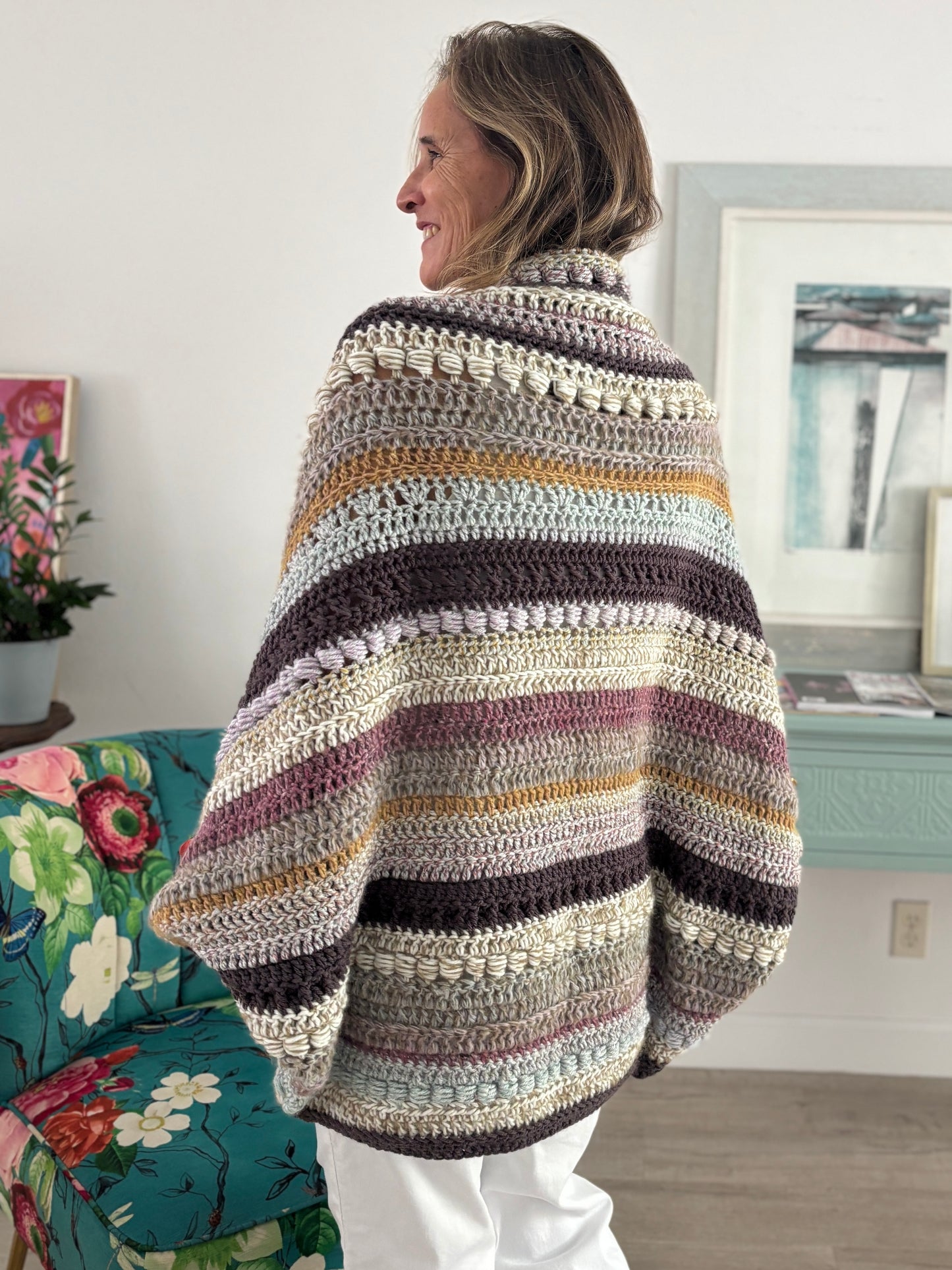 Cardigan Inés Toupe Multicolor
