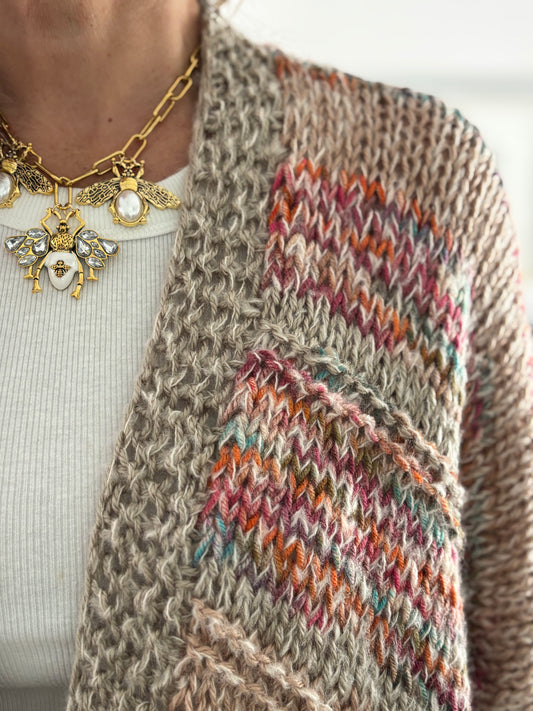 Cardigan Capri Arena Multicolor