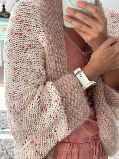 Cardigan Dúo Rosa confeti