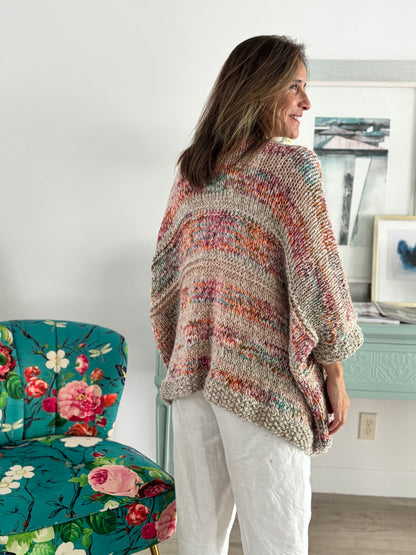 Cardigan Capri Arena Multicolor