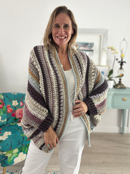 Cardigan Inés Toupe Multicolor