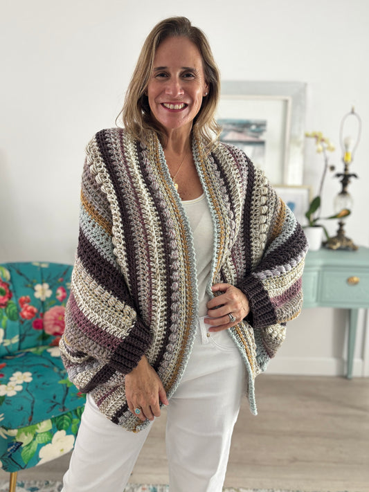 Cardigan Inés Toupe Multicolor
