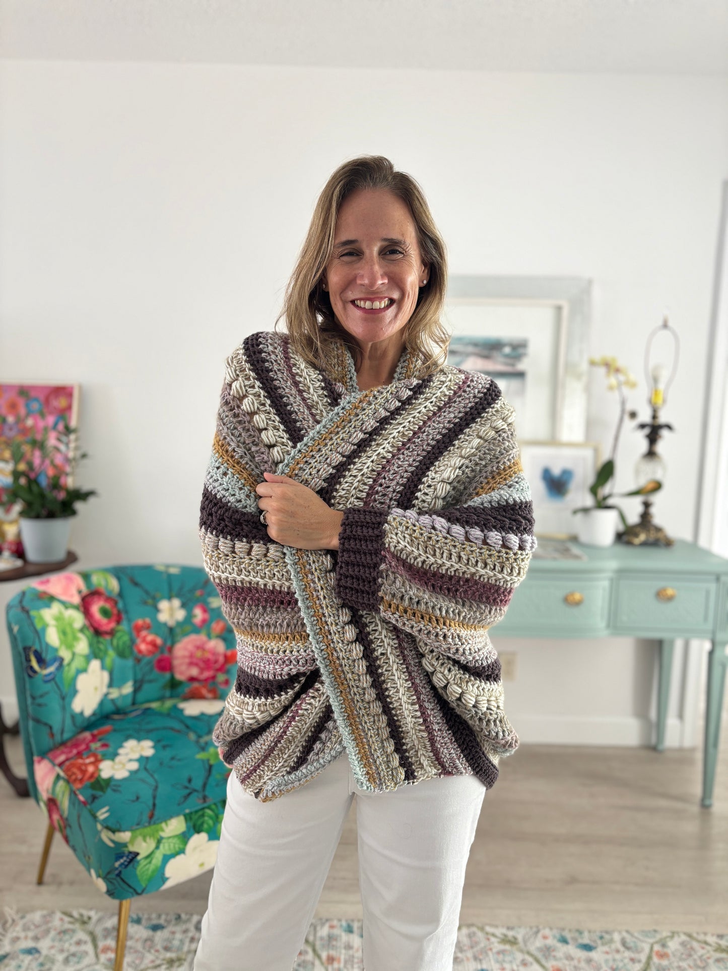 Cardigan Inés Toupe Multicolor