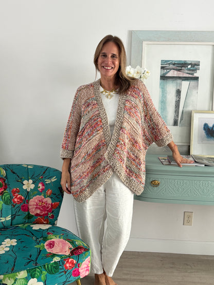 Cardigan Capri Arena Multicolor