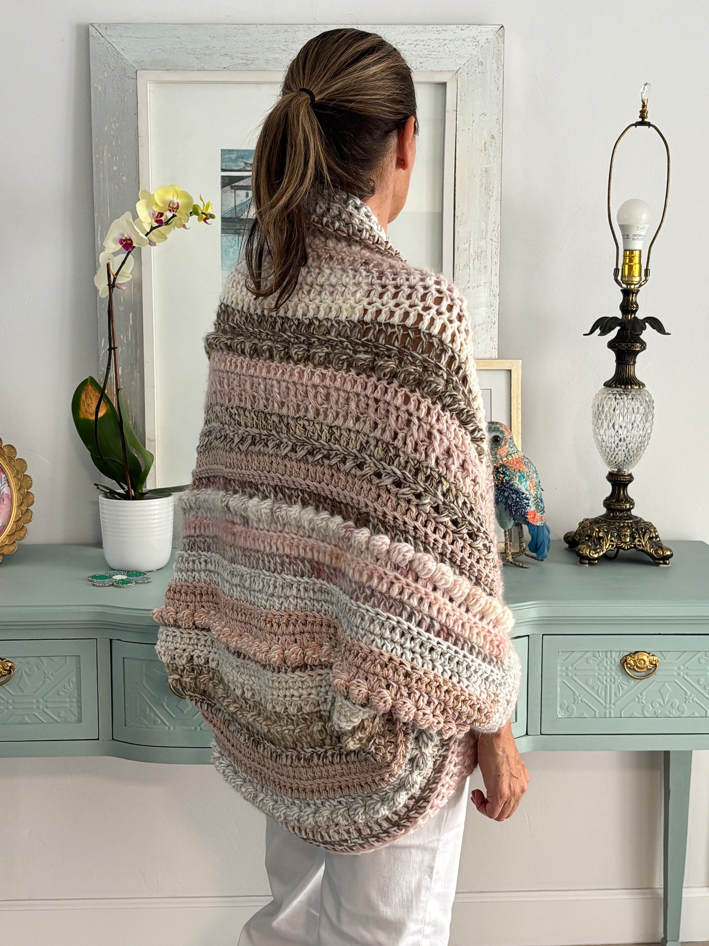 Cardigan Inés Rosa/Arena