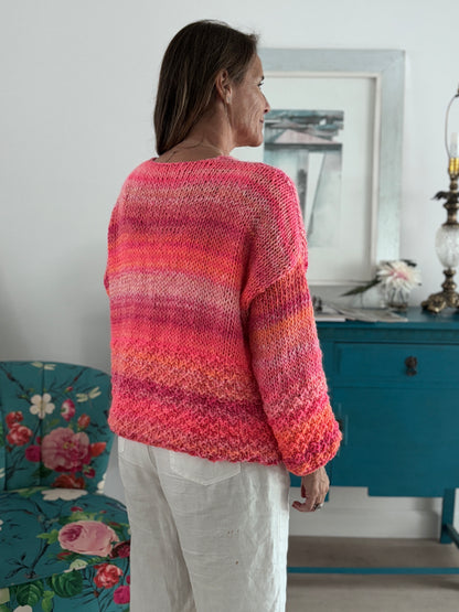 Fuchsia Rocío Cardigan