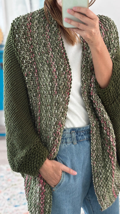 Cardigan Loreto Verde Musgo