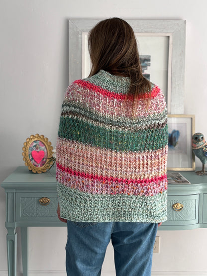 Poncho Alicia Inspirada Hecho a Mano