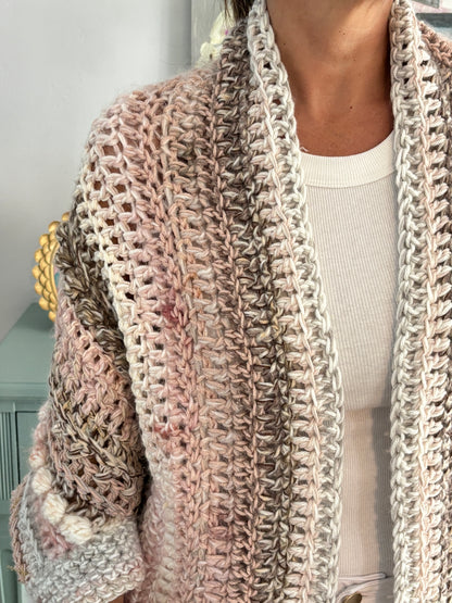 Cardigan Inés Rosa/Arena