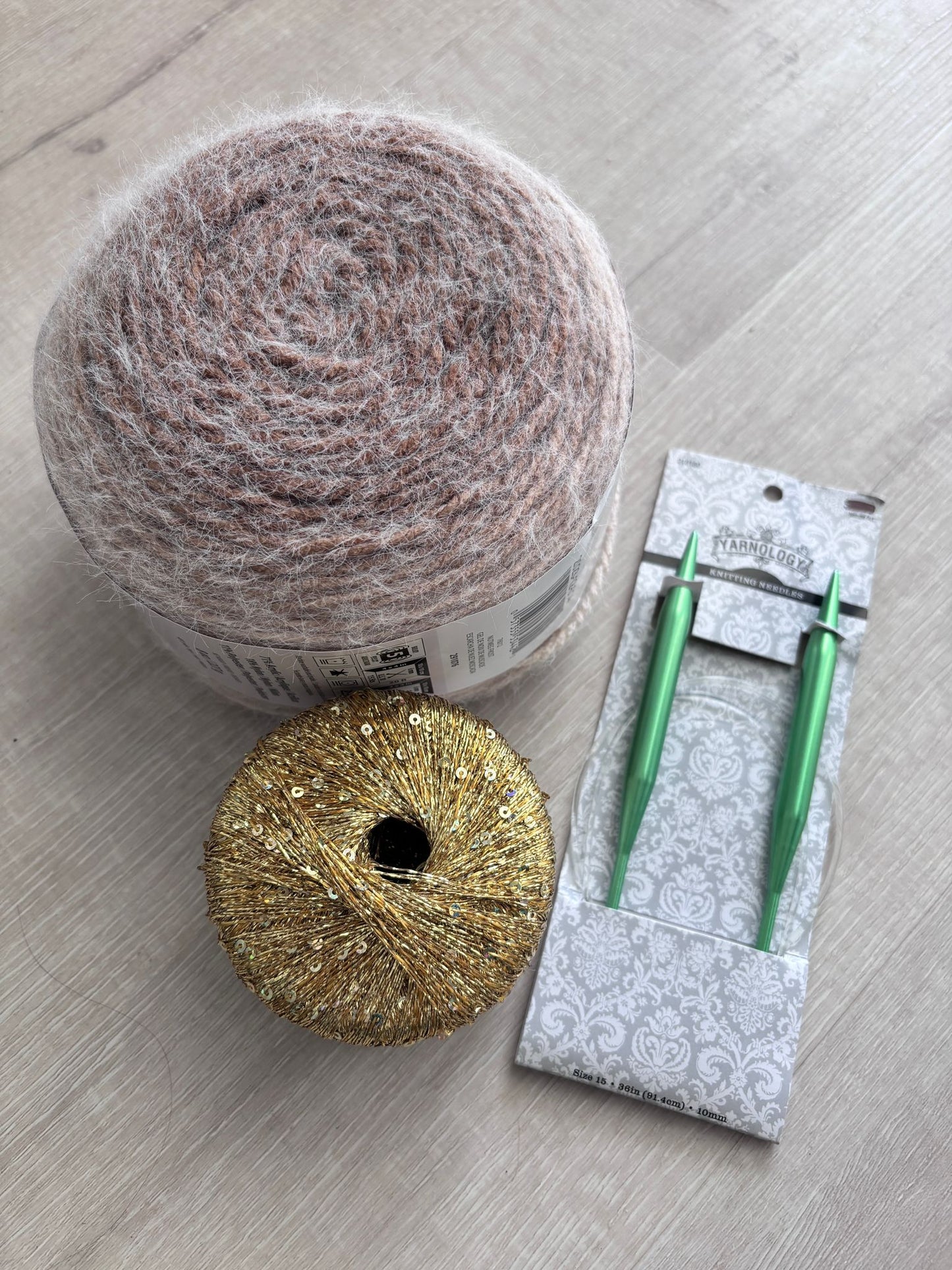 DIY Cardigan Duo Knitting Kit